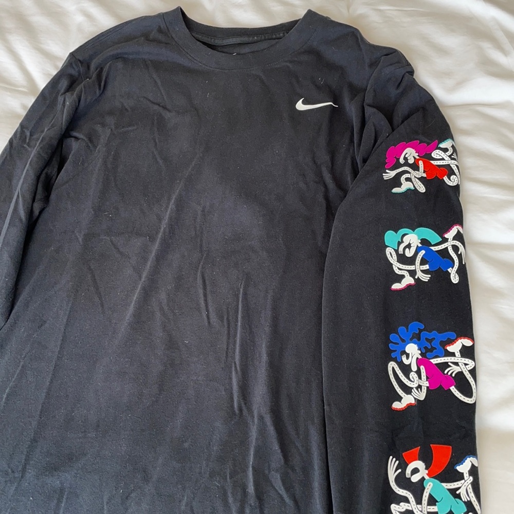Nike long sleeve t shirt men black